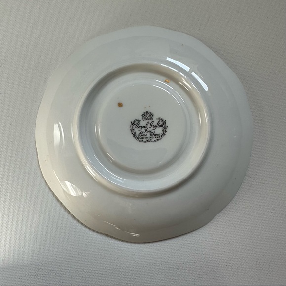 Vintage Teacup & Saucer - Blue Dots - Picture 5 of 7